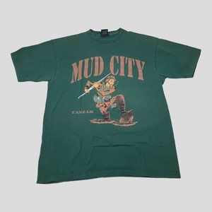 Vintage Soffe's Choice Mud City Taszar Air Base Hungary Size L Single Stitch
